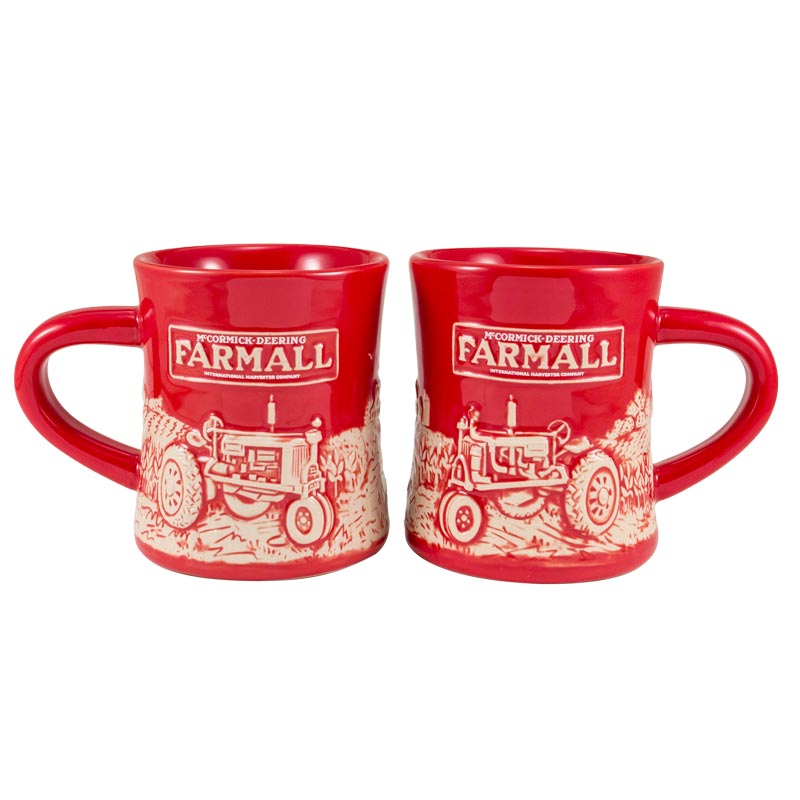 McCormick Farmall F-20 Raised-Relief 12oz Red Mug