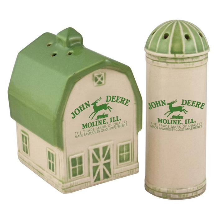 John Deere Vintage Barn & Silo Salt & Pepper Set