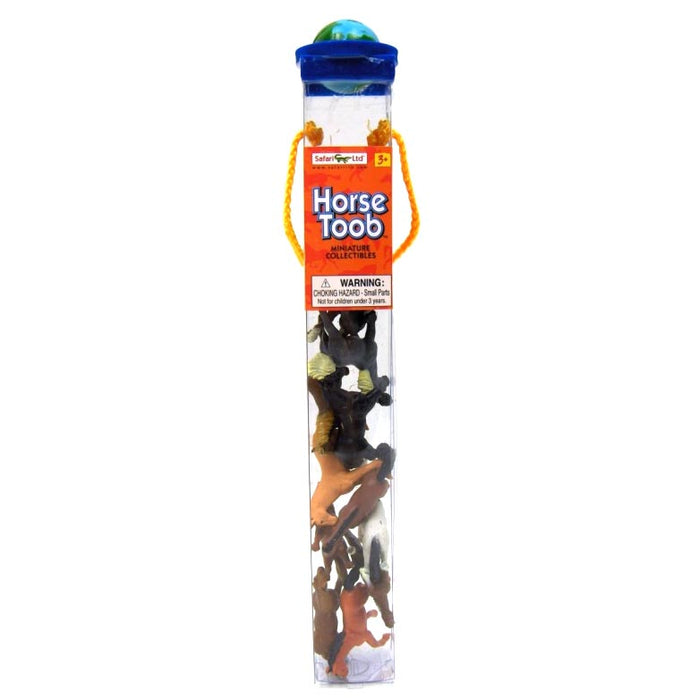 Horse Toob with Assorted Miniature Horse Replicas by Safari Ltd