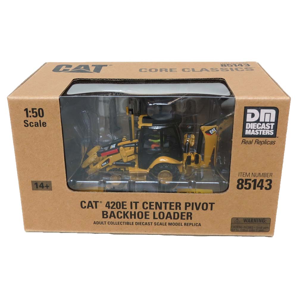 85143 1/50 Caterpillar 420E IT Backhoe Loader — Outback Toys