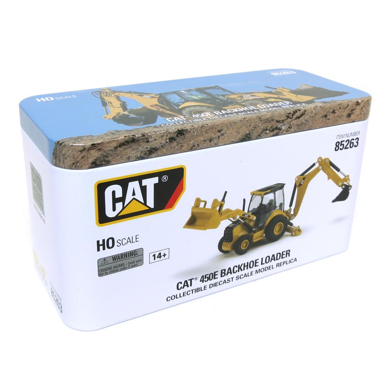 1/87 Caterpillar 450E Backhoe Loader- High Line Series