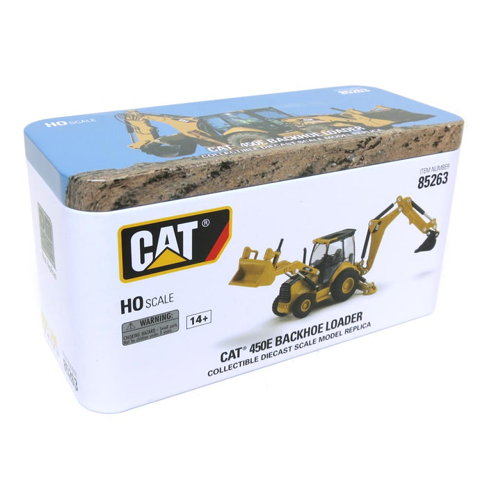 1/87 Caterpillar 450E Backhoe Loader- High Line Series