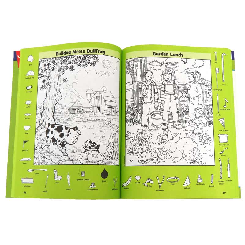 Farm Puzzles by Highlights Hidden Pictures Paperback Book