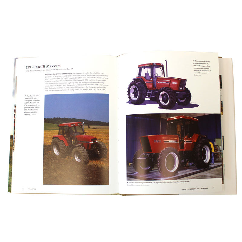 Limited Edition Red Cover Tractor Book by Lee Klancher
