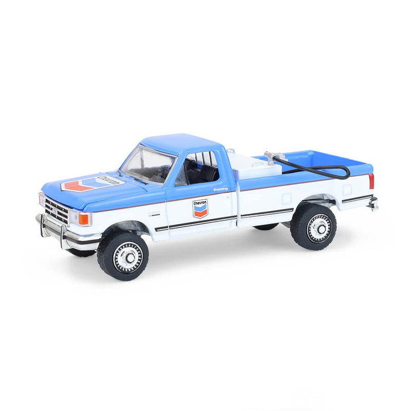 1/64 1991 Ford F-250 XL, Chevron, Blue Collar Collection Series 14