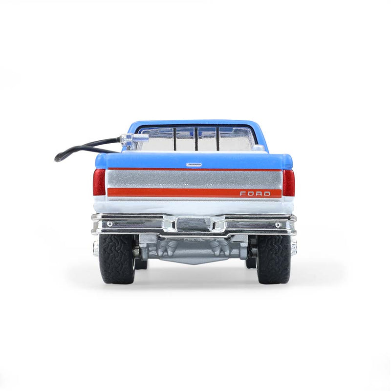 1/64 1991 Ford F-250 XL, Chevron, Blue Collar Collection Series 14