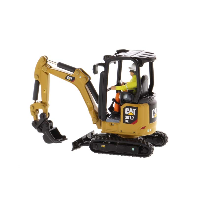 1/50 High Detail CAT 301.7 CR Mini Hydraulic Excavator — Outback Toys