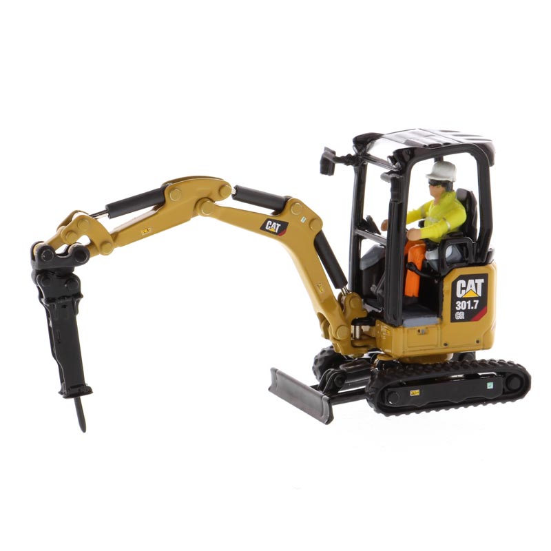 1/50 High Detail CAT 301.7 CR Mini Hydraulic Excavator