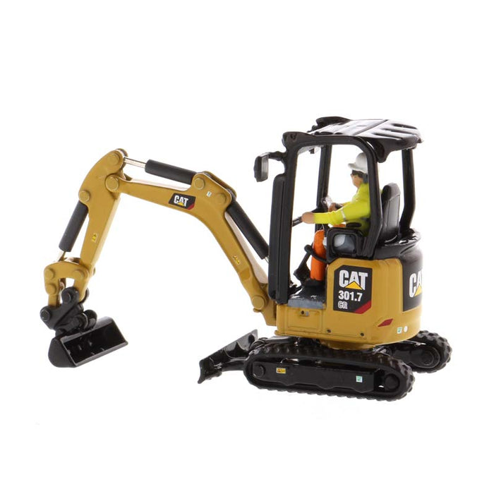 1/50 High Detail CAT 301.7 CR Mini Hydraulic Excavator