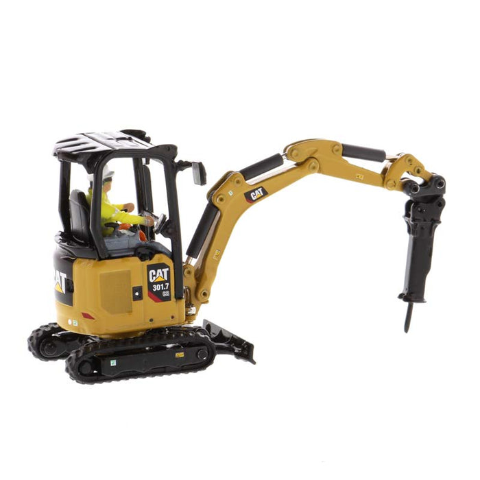 1/50 High Detail CAT 301.7 CR Mini Hydraulic Excavator