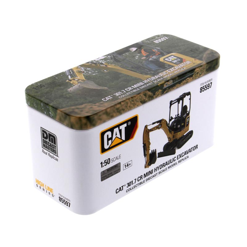 1/50 High Detail CAT 301.7 CR Mini Hydraulic Excavator