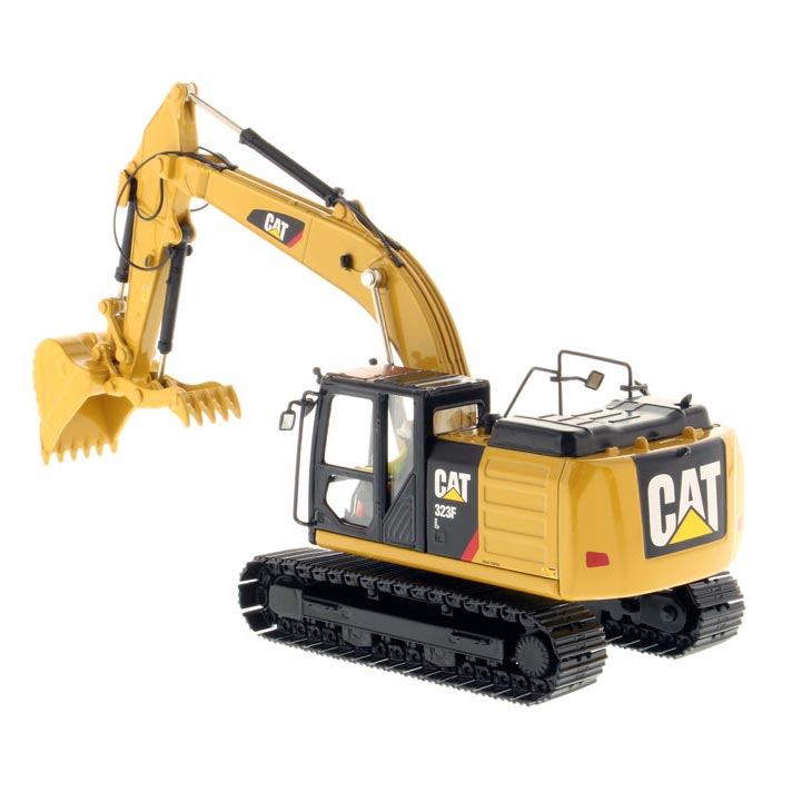 CAT 323F L 1/50 キャタピラー 建機 1/50 Caterpillar 323F L Hydraulic Excavator with Thumb — Outback Toys