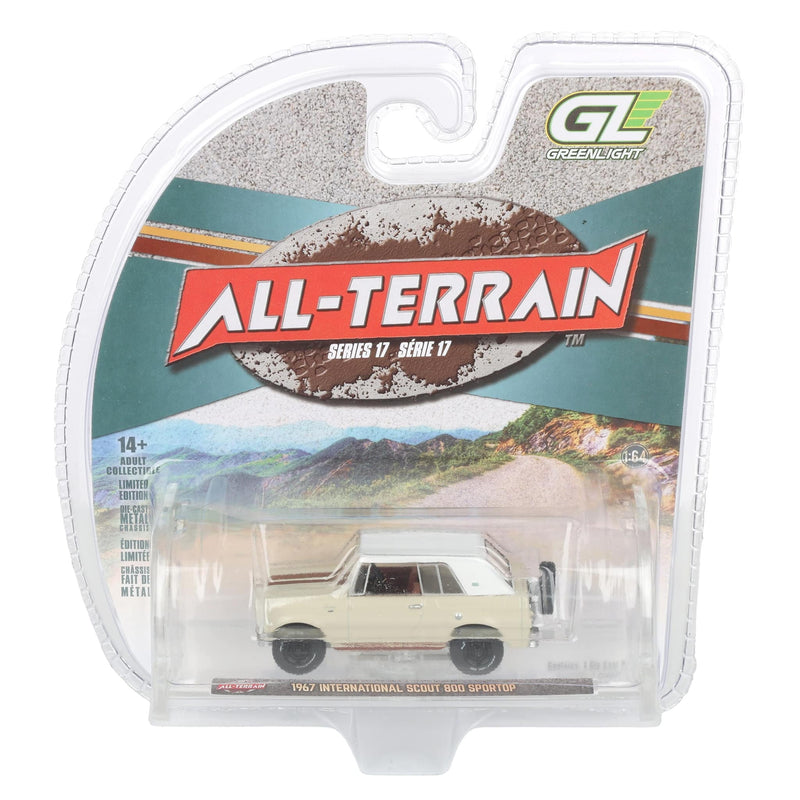 1/64 1967 International Scout 800 Sportop, Cream & Brown, All-Terrain Series 17