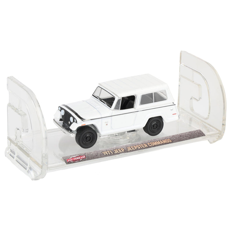1/64 1971 Jeep Jeepster Commando, White, All-Terrain Series 17