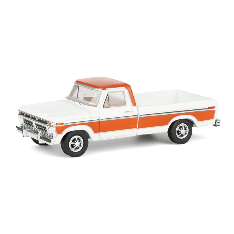 1/64 1977 Ford F150 Ranger XLT, Orange & White, All-Terrain Series 17
