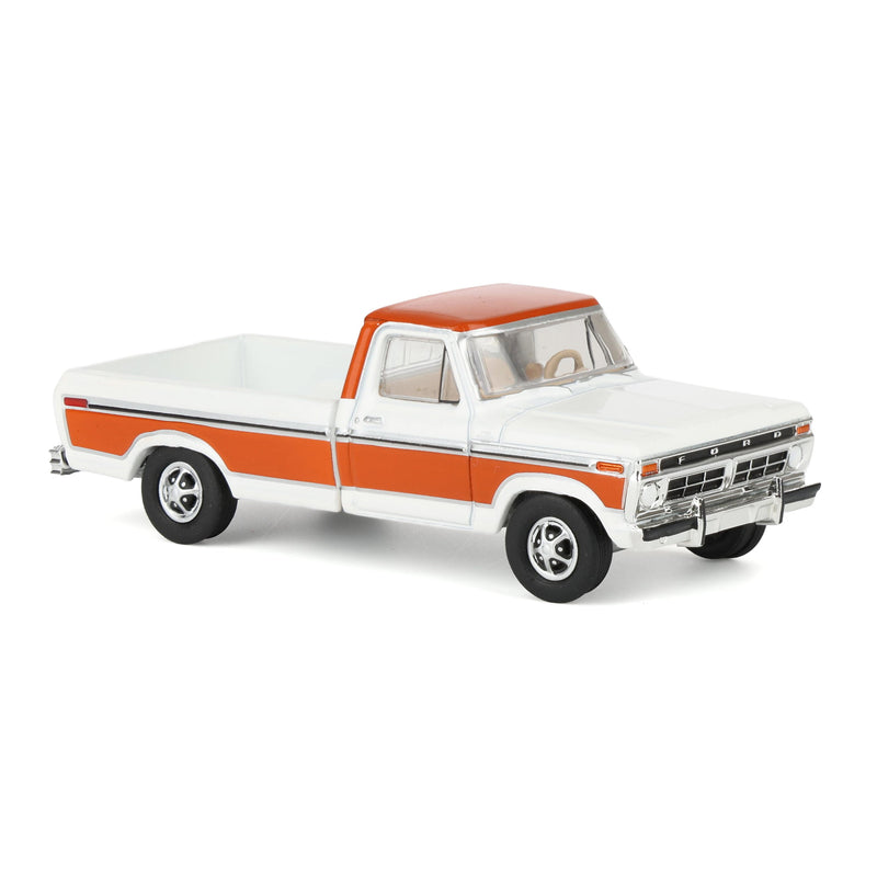 1/64 1977 Ford F150 Ranger XLT, Orange & White, All-Terrain Series 17