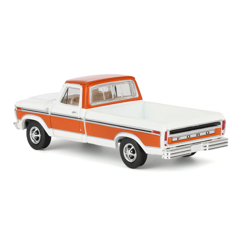 1/64 1977 Ford F150 Ranger XLT, Orange & White, All-Terrain Series 17