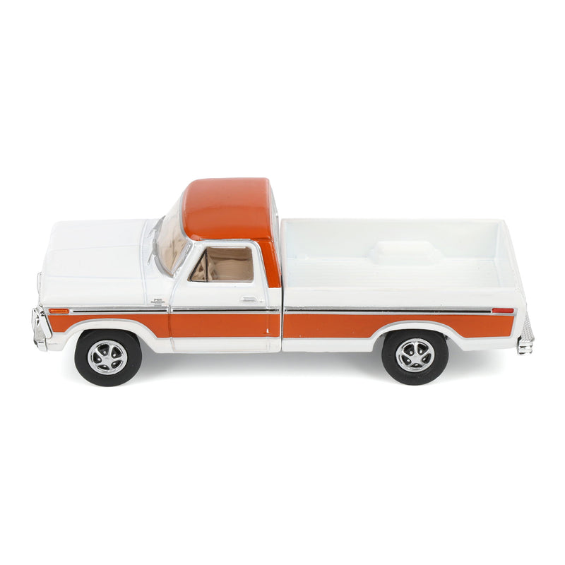 1/64 1977 Ford F150 Ranger XLT, Orange & White, All-Terrain Series 17