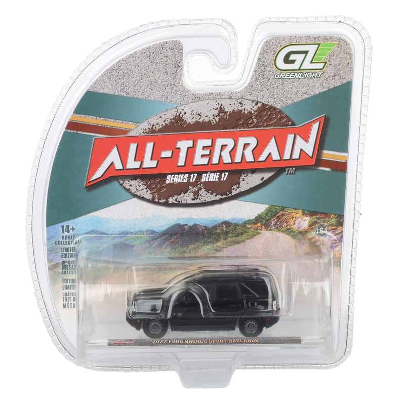 1/64 2022 Ford Bronco Sport Badlands, Black, All-Terrain Series 17