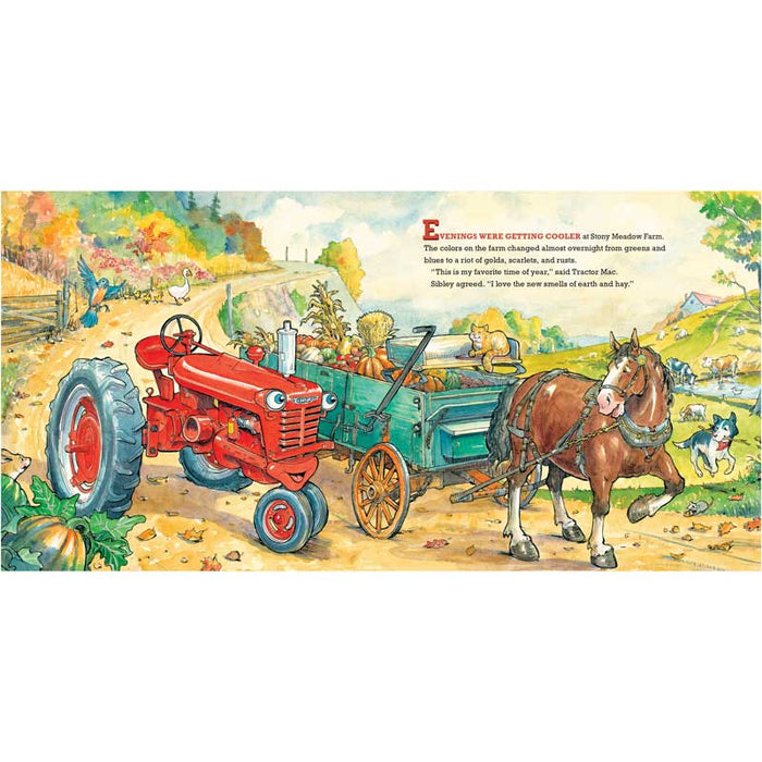 Tractor Mac "Autumn Is Here" Hardcover Book by Billy Steers