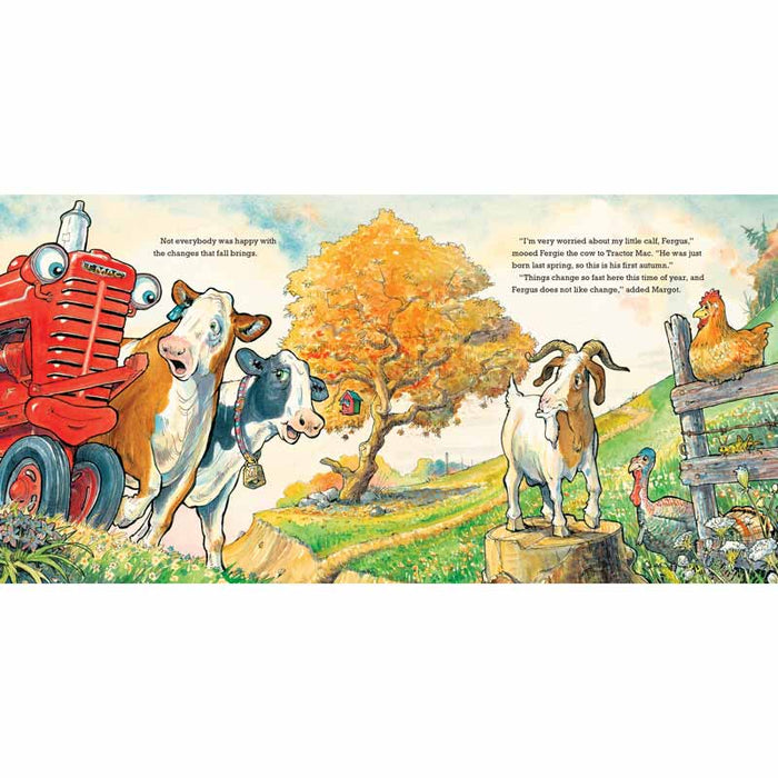 Tractor Mac "Autumn Is Here" Hardcover Book by Billy Steers