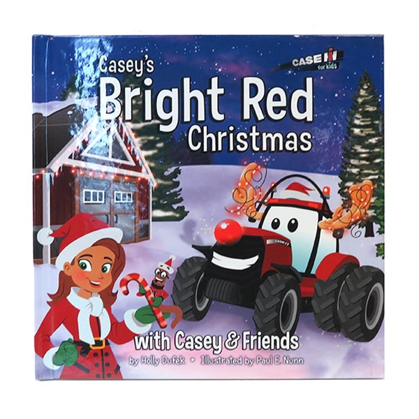 Bright Red Christmas with Casey & Friends Case IH Book