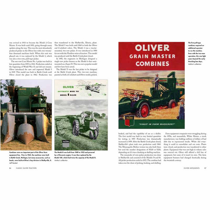 Classic Oliver Tractors 160 Page Paperback Book by Sherry Schaefer