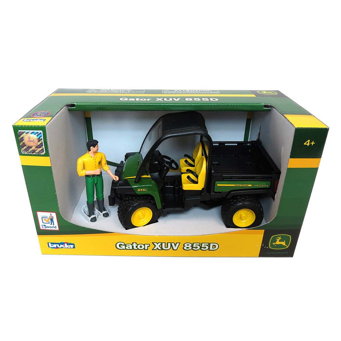 1/16 John Deere Gator XUV 855D with Driver by Bruder