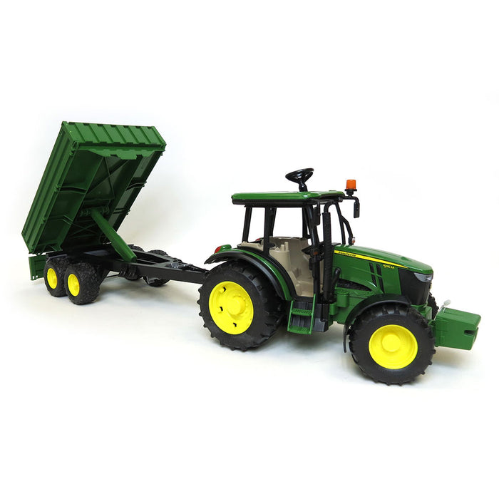 1/16 John Deere 5115M with Tipping Trailer by Bruder