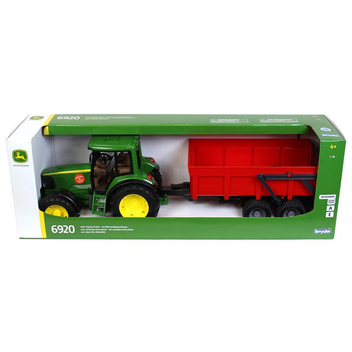 1/16 John Deere 6920 with Tipping Trailer by Bruder