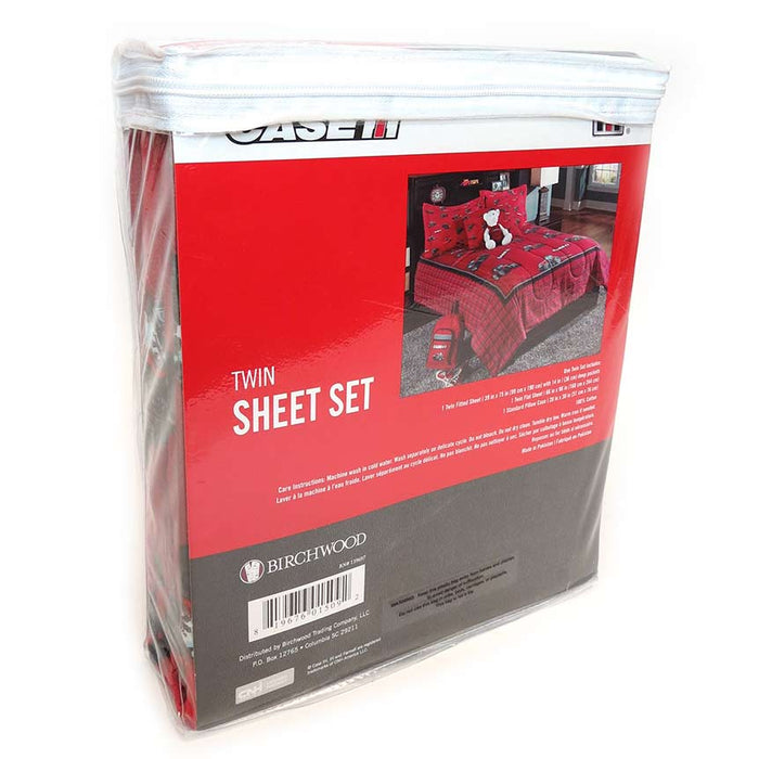 TWIN Size Case IH Sheet Set