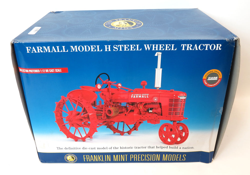 1/12 Farmall Model H Steel Wheel Tractor, Franklin Mint Precision Models