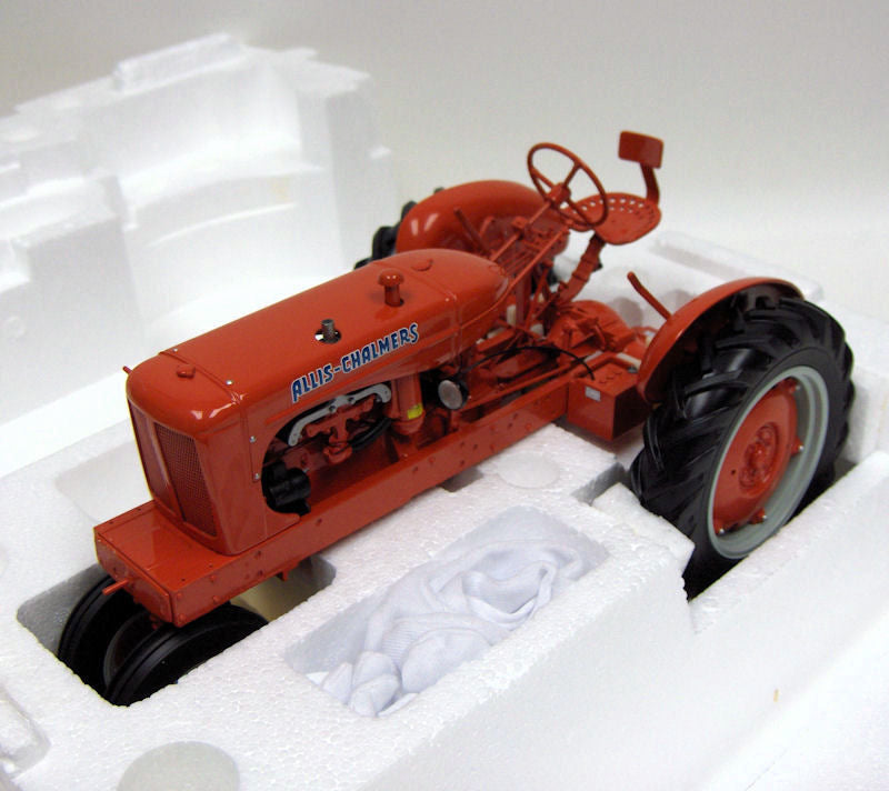 1/12 Allis Chalmers WC Tractor with Narrow Front & Rubber Tires, Franklin Mint Precision #3
