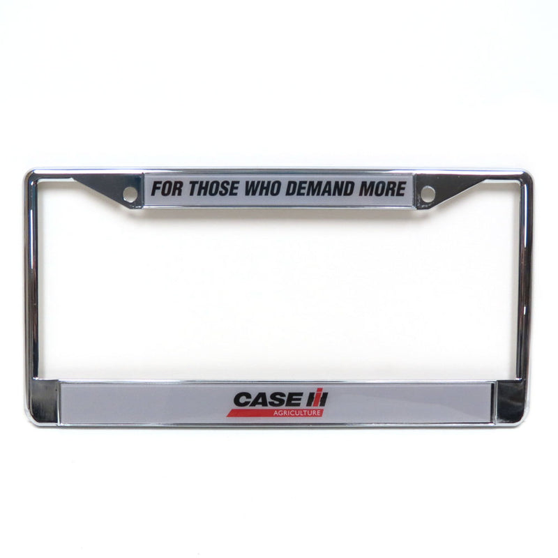 Case IH "For Those Who Demand More" License Plate Holder