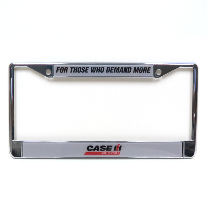 Case IH "For Those Who Demand More" License Plate Holder