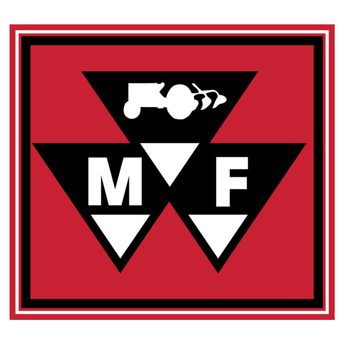 Massey Ferguson Triangle Logo 20in x 22in Vinyl Banner