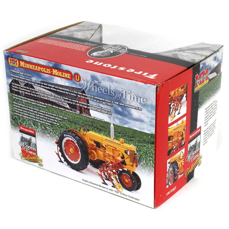 1/16 Minneapolis-Moline U Narrow with Cultivator, 2011 Firestone Series, 1 of 5,000