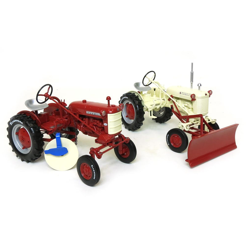 Set of (2) 1/16 IH McCormick Farmall Cubs with Firestone Tires