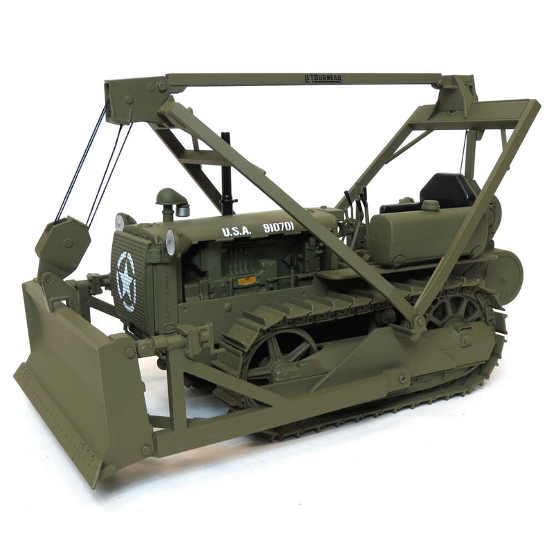 1/16 Caterpillar D4 2T Series Crawler with Le Tourneau Blade and Winch, USA Military, Limited Edition by SpecCast
