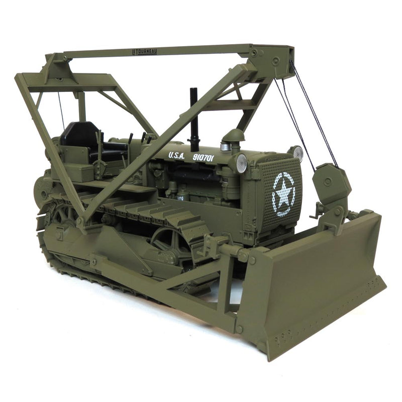 1/16 Caterpillar D4 2T Series Crawler with Le Tourneau Blade and Winch, USA Military, Limited Edition by SpecCast