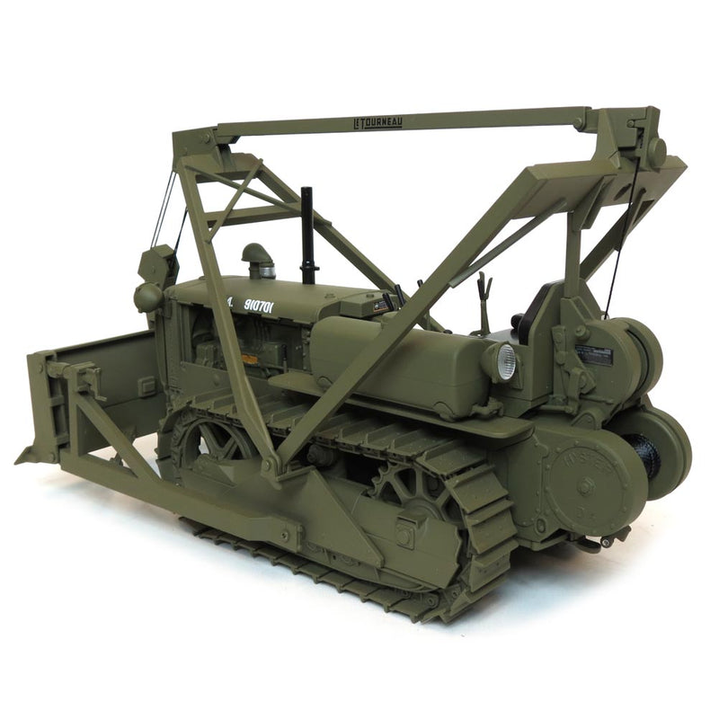 1/16 Caterpillar D4 2T Series Crawler with Le Tourneau Blade and Winch, USA Military, Limited Edition by SpecCast