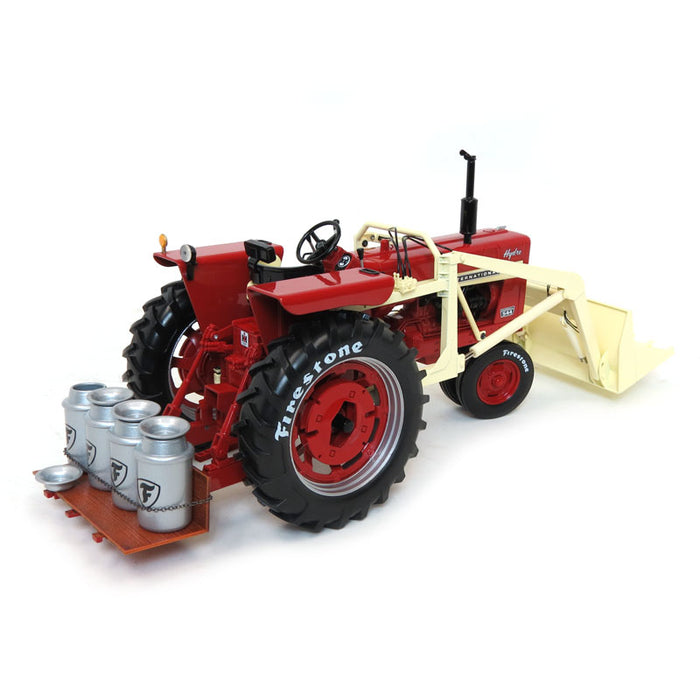 1/16 IH Farmall 544 Hydro with Loader & Milk Can Platform, 2018 Firestone Series