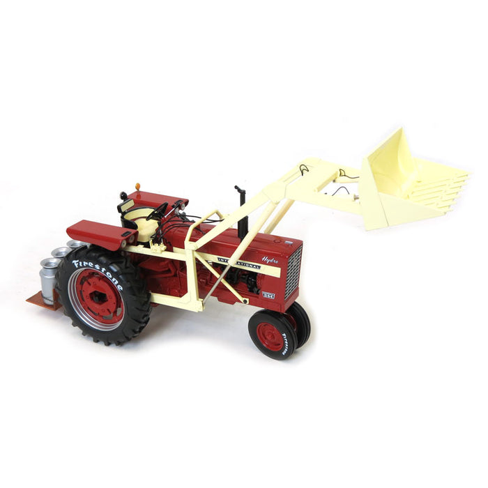 1/16 IH Farmall 544 Hydro with Loader & Milk Can Platform, 2018 Firestone Series