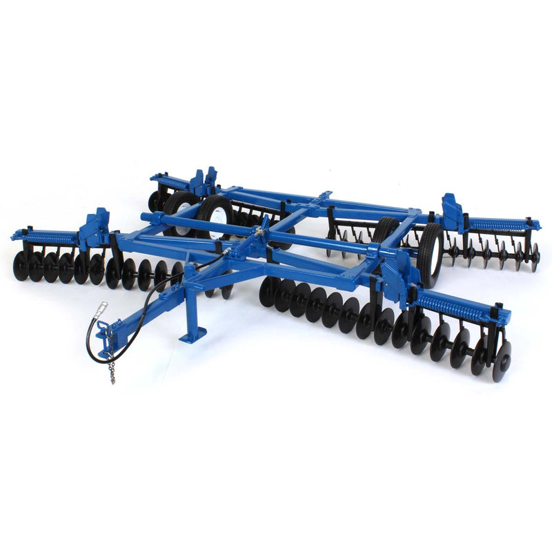 1/16 Blue Folding Wing Disc Harrow by SpecCast