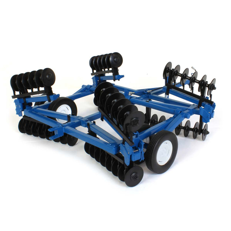 1/16 Blue Folding Wing Disc Harrow by SpecCast