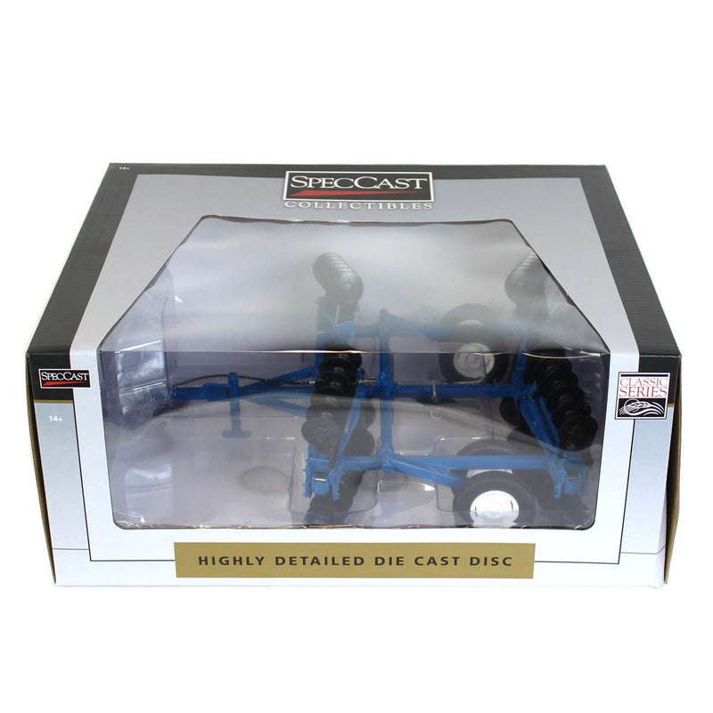 1/16 Blue Folding Wing Disc Harrow by SpecCast