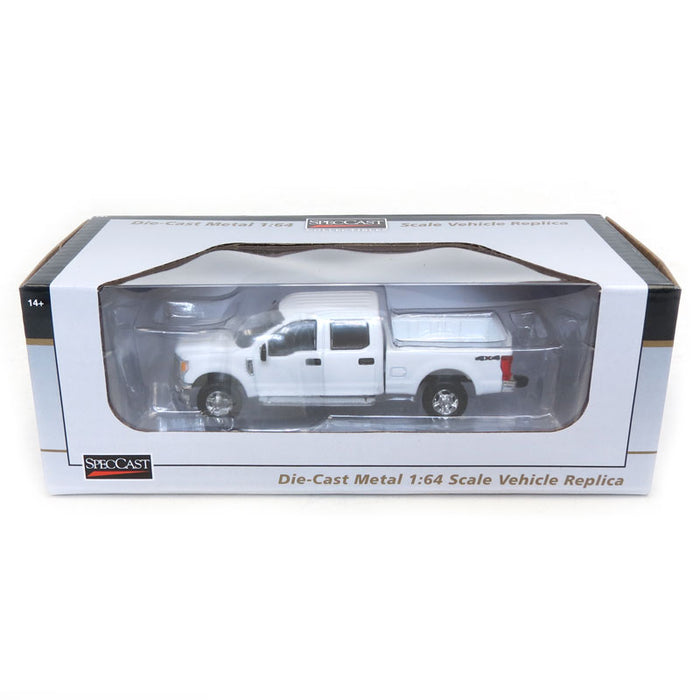 1/64 White Ford F-350 Crew Cab w/ Standard 6ft Bed by SpecCast