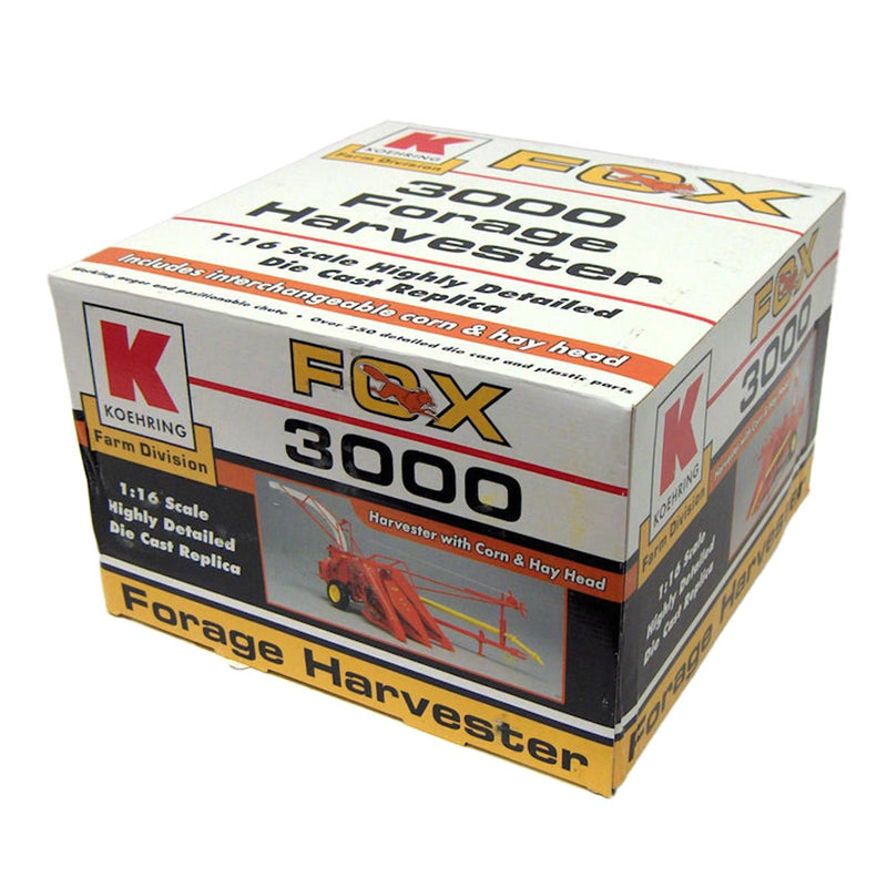 1/16 Limited Edition Diecast Fox 3000 Forage Harvester with Corn & Hay Heads