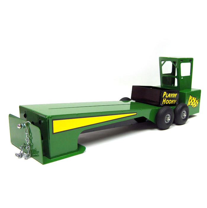 1/16 Green Custom Steel Pulling Sled with Cab
