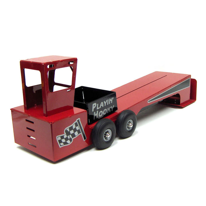 1/16 Red Custom Steel Pulling Sled with Cab